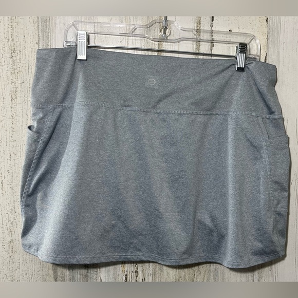 Etonic Golf Tennis Athletic Skirt Skort Grey Pockets Stretch Size Large - Picture 6 of 15